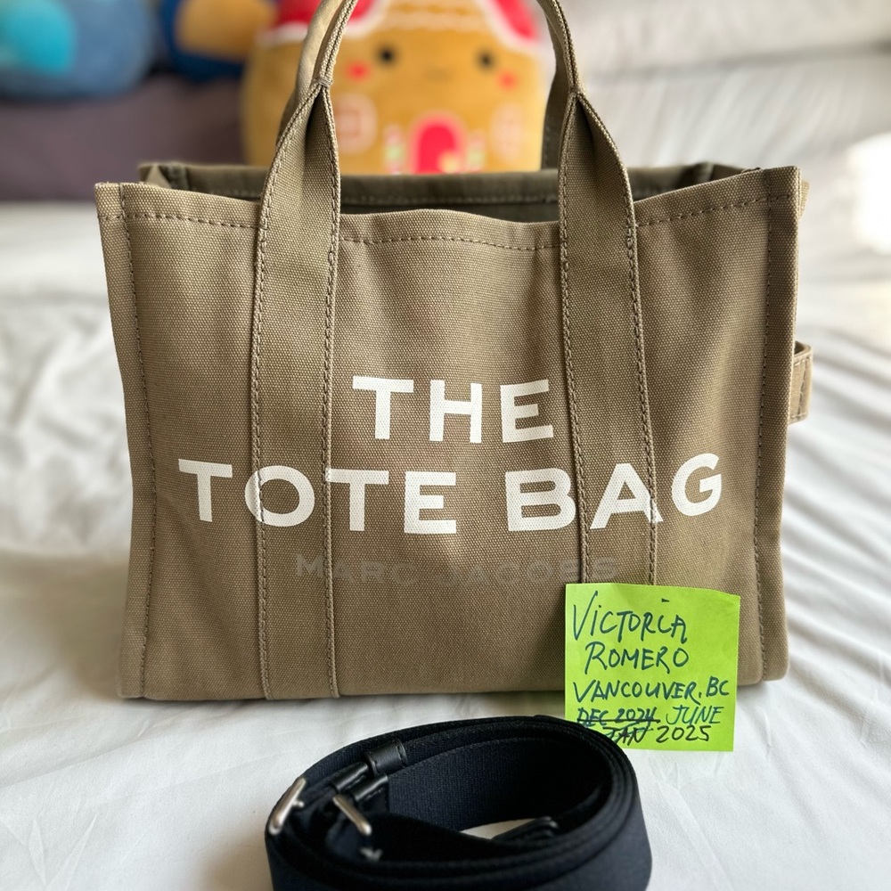 Marc Jacobs Tan Canvas Tote